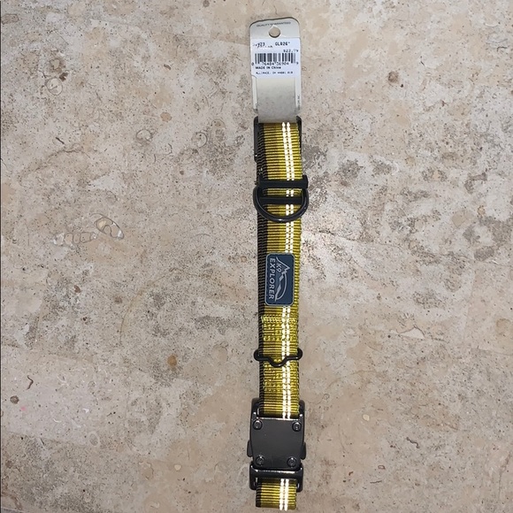 NWT K9 Explorer adj collar sz large yellow - Picture 2 of 12